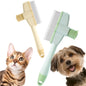 Cat Grooming Dematting Brush – Open-Knot Pet Hair Removal Comb, 7.9 x 3.1 in (20 x 8 cm)