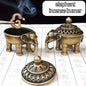 Antique Style Metal Incense Burner Lamp Candle Holder, Conical Aromatherapy Home Decor Gift