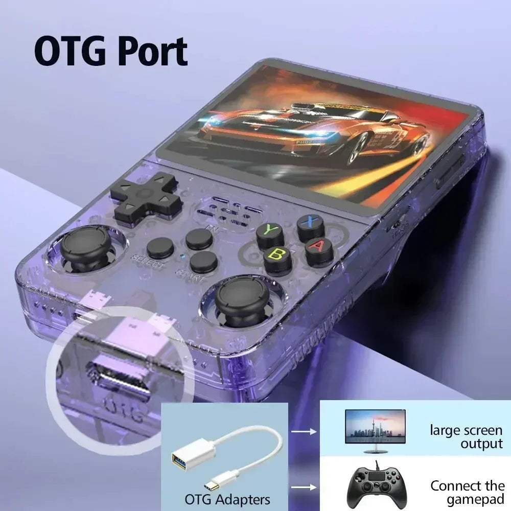 R36S Retro Handheld Video Game Console Open Source Linux System 3 5 Inch IPS Screen Portable Pocket Video Player 64GB 128GBGames