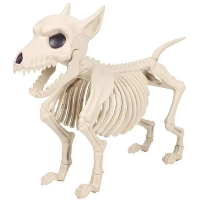 Plastic Wolf Skeleton Halloween Decoration