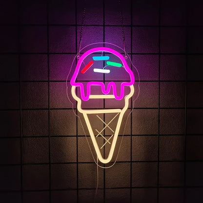 Dessert Series Led Neon Signs, Used For Wall Art Decor, Bakery, Coffee Shop, Shop, Kitchen, Ice Cream Shop Business Wall Lamp.