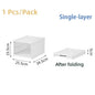 Foldable Shoe Rack Organizer 6 Layers Transparent Tackie Box Collapsible Home Sneaker Storage Stackable Shoes Cabinet For Closet
