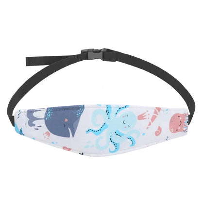 Infant Carseat Head Support Pillow with Adjustable Straps for Babies