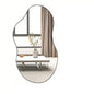 1pc Irregular Wall Mirror Cloud Mirror Asymmetric Acrylic Wall Mirror Suitable For Home Decoration, Room, Bathroom Living Room