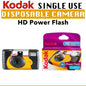 35mm Waterproof Disposable Film Camera with Flash — 27/39 Exposures Single-Use Point-and-Shoot