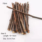 Natural Apple Wood Chew Sticks for Small Pets 5/10/40 Pack - Hamster Rabbit Chinchilla Squirrel Parrot Dental Toy