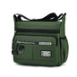 Men's Waterproof Crossbody Sling Bag - Business Casual Multi-Pocket Shoulder Bag, 27 x 8 x 22 cm (10.6 x 3.1 x 8.6 in), Adjustable Strap