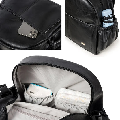 Large Capacity Waterproof Diaper Bag Backpack – Nappy Changing Bag for Moms