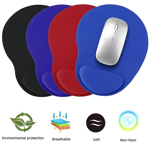 Ergonomic Wrist Rest Mouse Pad with Soft Wrist Support – Non-Slip Mousepad for PC & Laptop