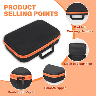 Nylon Drill & Tool Bag — Multifunctional Electric Tool Organizer, 3 Sizes: 220×270×70 mm (8.66×10.63×2.76 in), 330×220×75 mm (13.00×8.66×2.95 in), 370×230×120 mm (14.57×9.06×4.72 in)