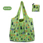 Large Foldable Reusable Shopping Tote Bag, Eco Grocery & Beach Shoulder Bag, Packable Polyester