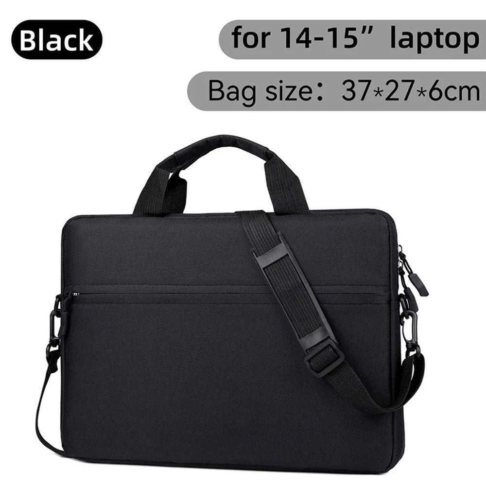 Waterproof Laptop Sleeve Messenger Bag 14–15.6 Inch — MacBook & Tablets
