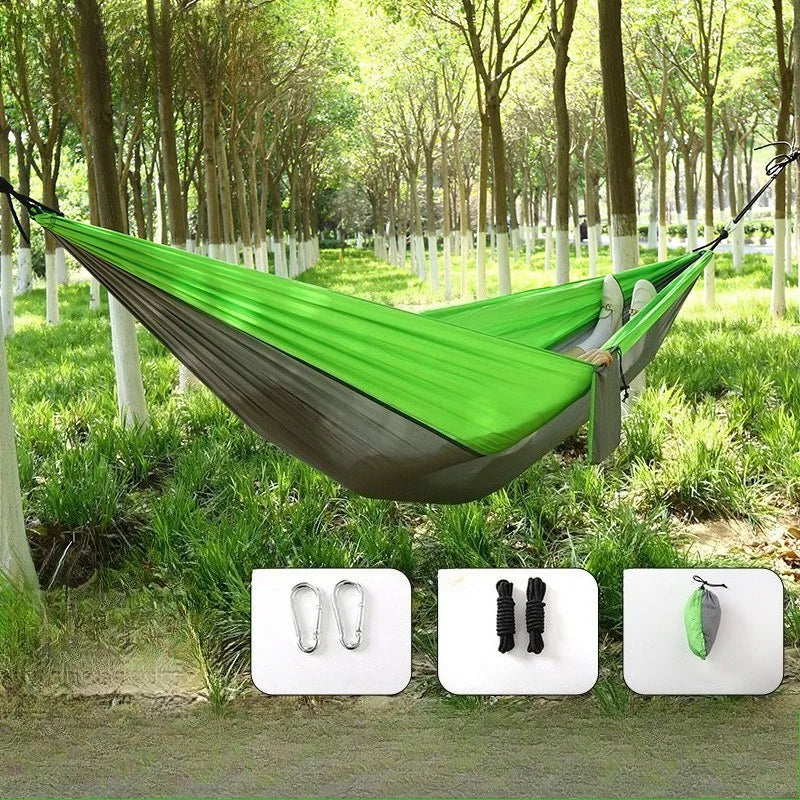 Camping Hammock Lightweight, Portable Hammocks Parachute Hammock with