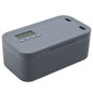2.8L Timer Lock Box | Electronic Lockable Storage Box with Combination Lock & Digital Timer for Phone, Medication & Focus