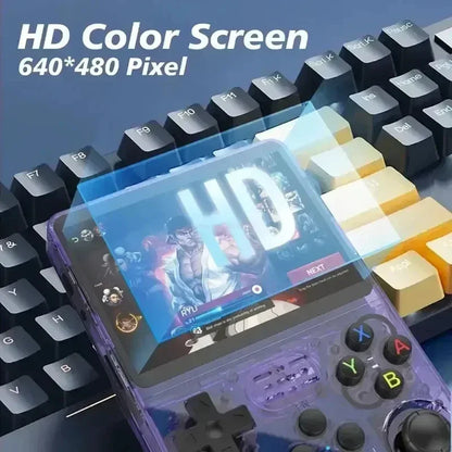 3.5-Inch IPS Retro Handheld Game Console – Linux RK3326, 10,000+ Classic Games, 3000mAh, Type-C