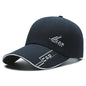 Unisex Long-Brim Sun Baseball Cap – Summer Fishing & Outdoor Shade Hat