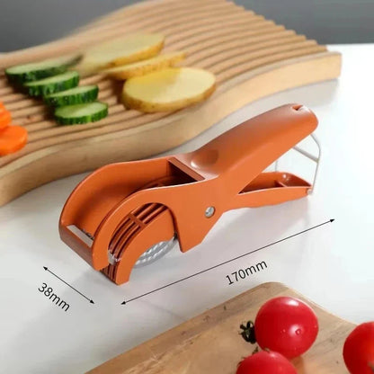 Stainless Steel Vegetable and Fruit Slicer - Multi-Function Salad Shredder | Kitchen Accessory