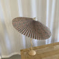 Table Lamp ins Retro Pleated Umbrella Nordic Medieval Korean Master Bedroom Bedside Lamp Swing Iron Art Drop Shipping