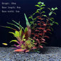 Artificial Aquarium Plants – Plastic Underwater Green Shrubs with Resin Base, Fish Tank Decoration