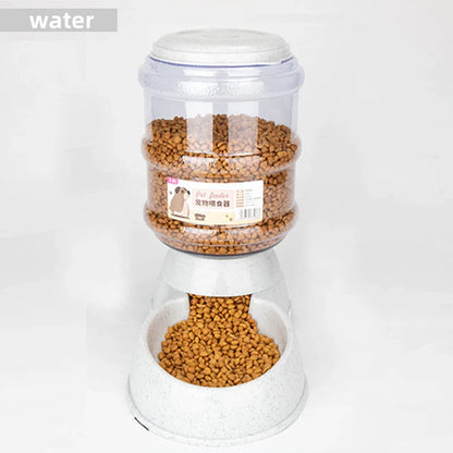 Large Capacity Automatic Pet Food and Water Bowl for Dogs & Cats