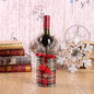 Christmas Wine Bottle Cover Merry Christmas Decorations For Home 2024 Christmas Ornament Xmas Navidad Natal Gifts New Year 2025