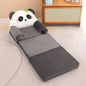Foldable 3-Layer Plush Kids Sofa Chair Cartoon Baby Seat with Removable Cover