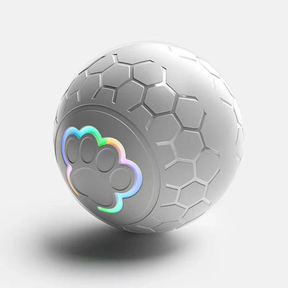 Interactive Rechargeable Pet Toy Ball – Automatic Bouncing & Rolling with RGB LED Lights for Dogs & Cats