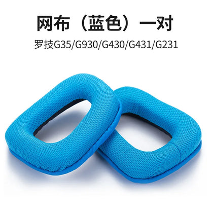 Mesh Replacement Ear Pads Cushion for Gaming Headsets Headphone Bridge Pad