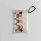 Portable Transparent Coin Clip Organizer Wallet – Small PVC Travel Coin & Card Holder