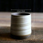 Hand-Painted Crackle Glaze Stoneware Mug, Vintage Ceramic Coffee & Tea Cup, Dishwasher Safe Gift