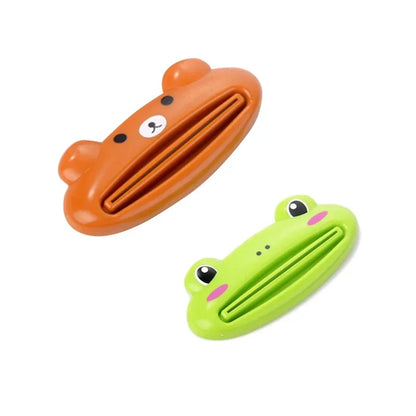 Animal Toothpaste Squeezer Tube Roller – Cute Cartoon Toothpaste Dispenser for Bathroom