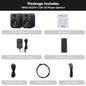 Bookshelf Active Studio Speakers 3" (7.6 cm) Bluetooth 5.3 USB DAC Hi-Res HiFi 2.0 with Subwoofer Output for TV & PC
