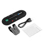 Bluetooth 4.1 Hands-Free Car Speakerphone Sun Visor Clip – Wireless Stereo Speaker with Mic, 10m Range
