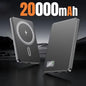Magnetic Wireless Power Bank 10,000 / 20,000 / 50,000mAh — PD 25W Fast Charge, 2x USB & Wireless Qi, Digital Display, LED Light