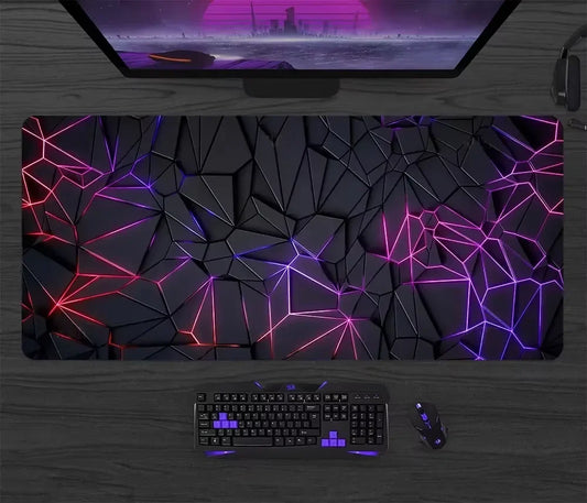 Large Gaming Mouse Pad Desk Mat XL Extended Keyboard & Mouse Pad — 30x80 / 40x90 / 50x100 cm (11.8x31.5, 15.7x35.4, 19.7x39.4 in)