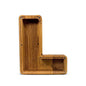 26-Letter Wooden Piggy Bank Alphabet Moneybox Coin Saving Box for Kids Desktop Home Decor