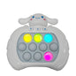 2024 New Quick Push Game Pop Up Fidget Bubble Electronic Pop it Pro Game Light AntiStress Toys For Adult Kids Gift 2024