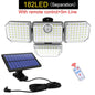 Solar Outdoor Security Light – 182/112 LED Floodlight with 3 Adjustable Modes, IP65 Waterproof Motion Sensor Lamp for Garage, Garden & Yard
