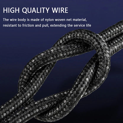 USB 3.2 Gen2 10Gbps USB-A to USB-C Fast Charging Data Cable, 3A 60W QC3.0, Braided 2 m (6.6 ft)