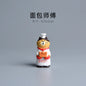 Cute Cat Bread Toast Model Toys Miniature Photography Props Figurines Gift Desktop Ornaments Figurine Decoration Crafts