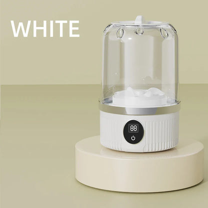 Mini Portable Electric Washer for Socks, Underwear & Pet Clothes - Wireless Rechargeable