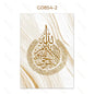 Light Luxury Allah Coran Quran Gold Islamic Muslim Calligraphy Wall Art Canvas Painting Posters Picture Living Room Home Decor