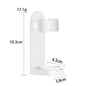 No-Drill Wall-Mounted Adhesive Toothbrush Holder – Space-Saving Toothbrush Organizer with Drain, Fits Electric Toothbrushes