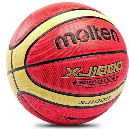 Official PU Basketball — Indoor/Outdoor Training, Sizes 5/6/7