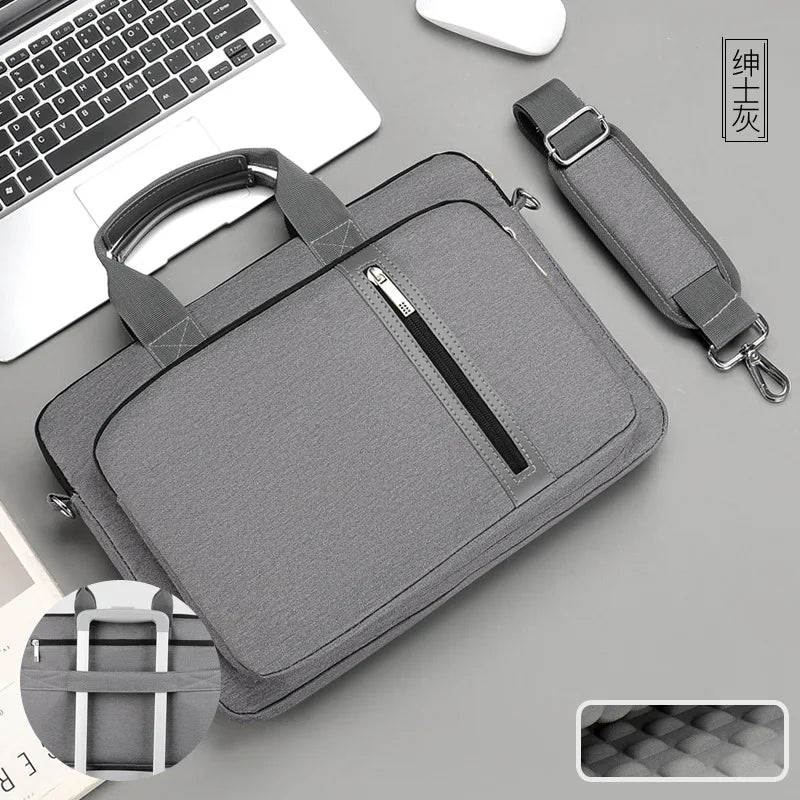 Laptop Sleeve Messenger Bag 13–17 Inch — Polyester Protective Case