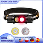 H25LR LED 90 High CRI Rechargeable Headlamp Powerful Lightweight Head Flashlight with Bright White Light  660nm Deep Red Torch