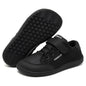 Kids Wide Toe Barefoot Sneakers Minimalist Lightweight Mesh & Faux Leather Hook & Loop Shoes