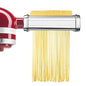 Stand Mixer Pasta Attachment — 304 Stainless Steel Pasta Sheet Roller with Spaghetti & Fettuccine Cutters, Fits Most Power-Hub Mixers