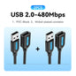 USB 3.0 Extension Cable Male to Female, High-Speed 5Gbps, 0.5/1/1.5/2/3 m (1.6–9.8 ft) for PC TV Xbox Printer, USB 2.0 Compatible
