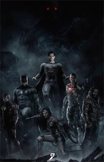Superman And Batman Superhero Justice League DC Movie Prints Poster Canvas Painting Modern Wall Art For Living Room Home Decor